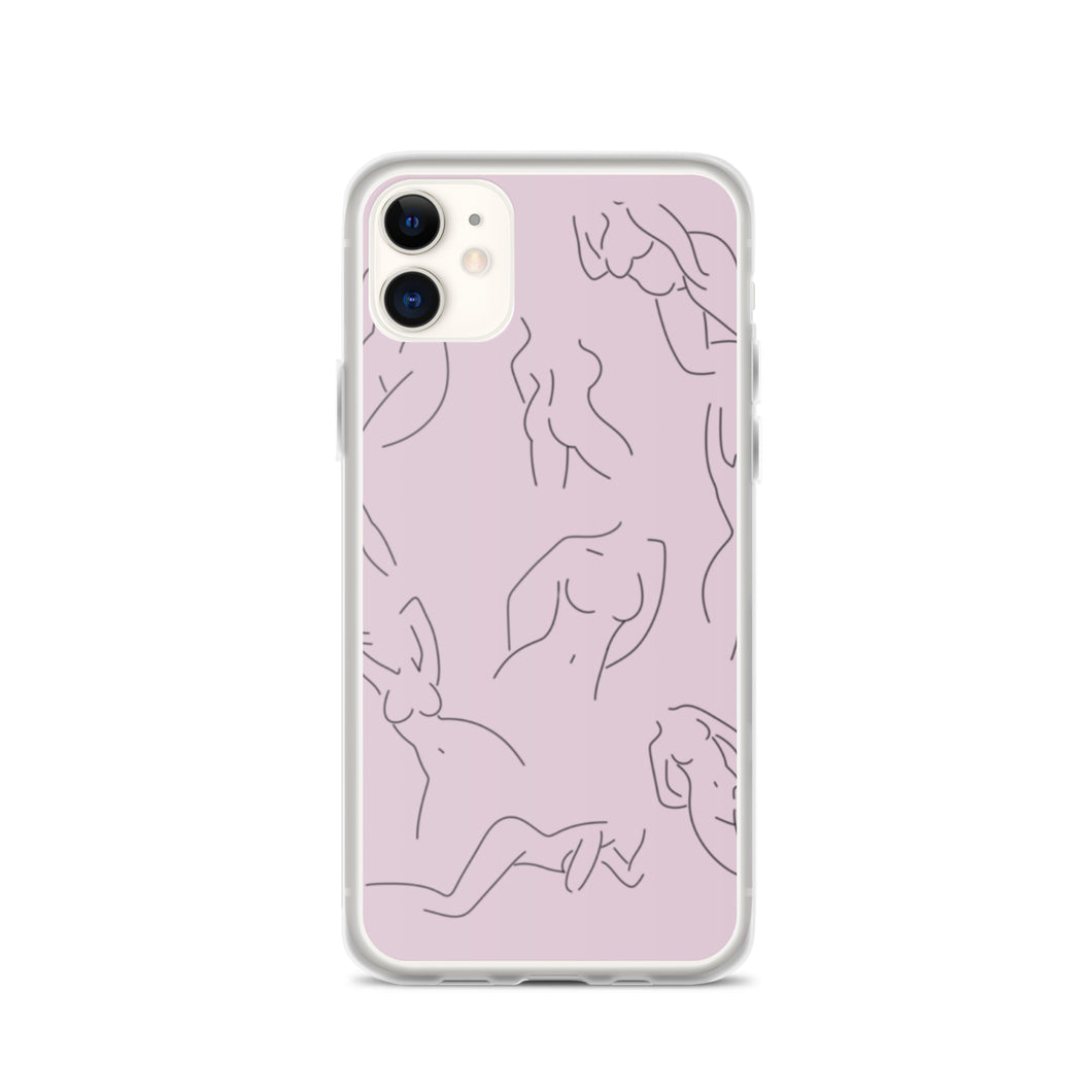 All Bodies Are Beautiful - Lavender iPhone Case